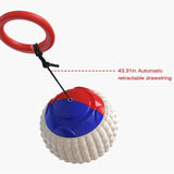 Ring Telescopic Drawstring Ball Dog Chew Toy