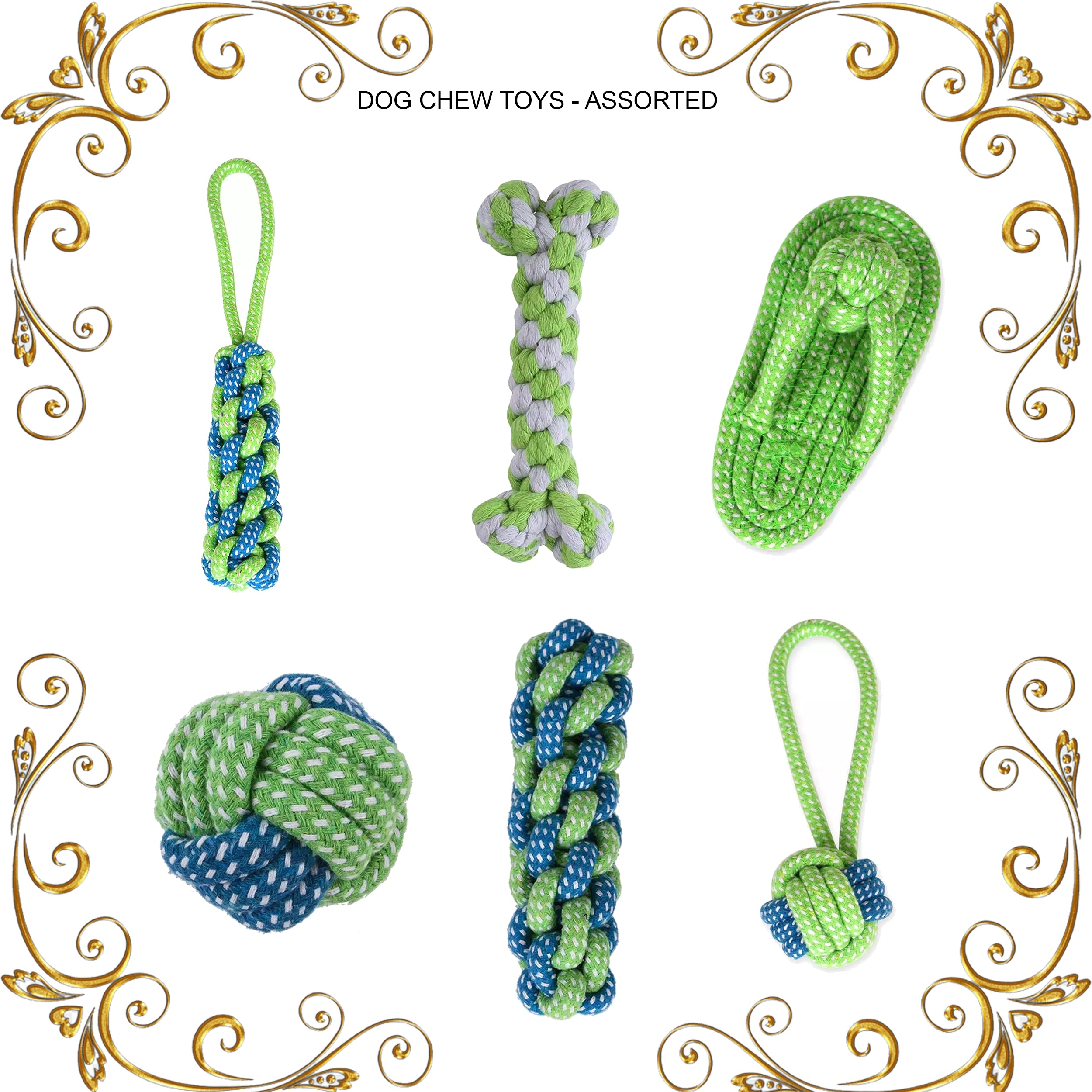 Bone Shape Rope Dog Chewing Toy - Perfect for Small to Medium Dogs