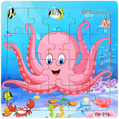Montessori 3D Puzzle Cartoon Animal Vehicle Jigsaw: A Fun and Educational Game for Early Learners