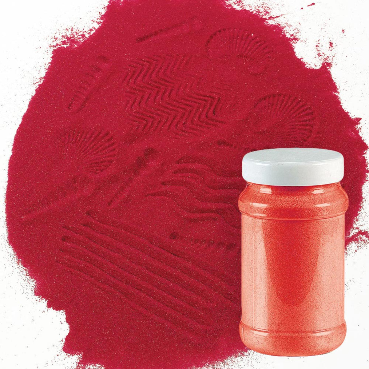 Red Color Art Craft Sand- 22 Oz In Bulk