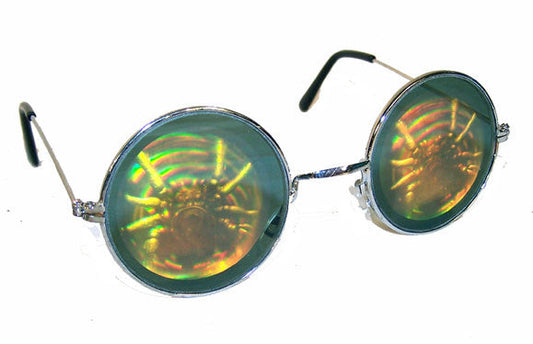 Wholesale SPIDER IN WEB HOLOGRAM 3D SUNGLASSES  (Sold by the dozen)