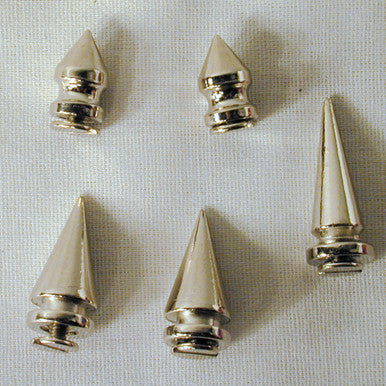 Buy MEDIUM METAL SPIKES WITH SCREW (Sold by the dozen)Bulk Price