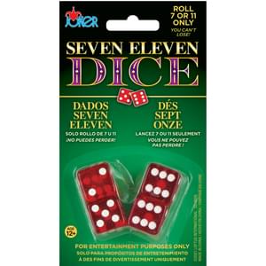 Double Set Of Magic Trick 7/11 Dice Kids Toys In Bulk