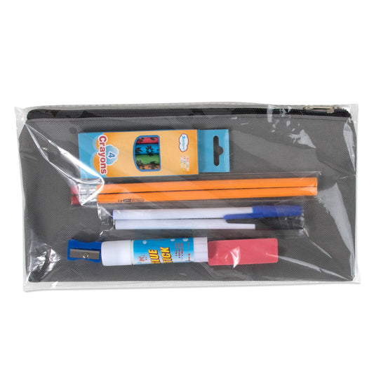 12 Piece School Supply Kit( 1 Case=48Pcs) 2.45$/PC
