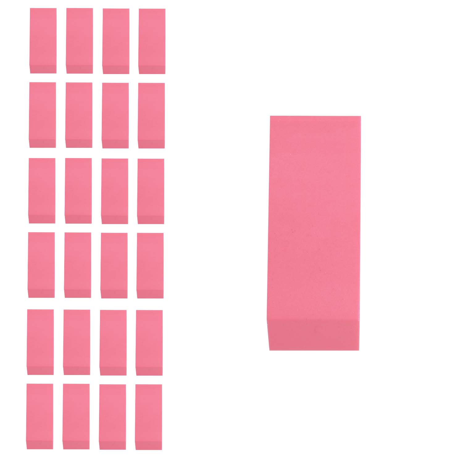 Buy 192 Eraser Wedges - Bulk School Supplies Wholesale Case of 192-Erasers