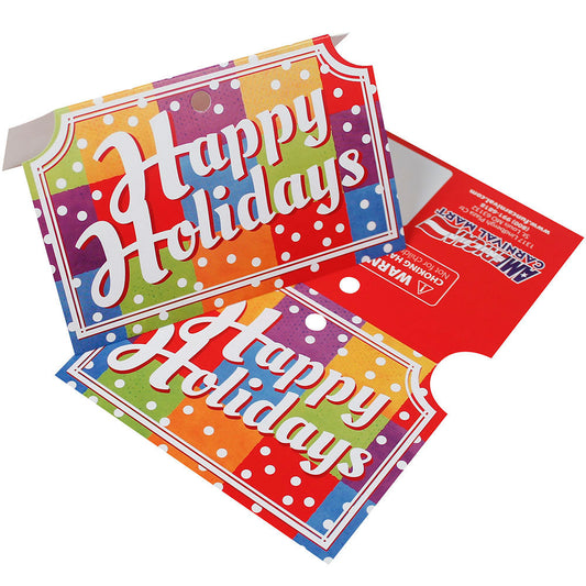 Happy Holidays Stocking Header Cards 9" (10 Pcs/set=$2.66)