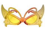 Wholesale AMBER BUTTERFLY PARTY GLASSES (Sold by the piece or dozen )