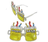 Wholesale HAPPY BEER DAY PARTY GLASSES (Sold by the piece or dozen ) *- CLOSEOUT $ 1 EA