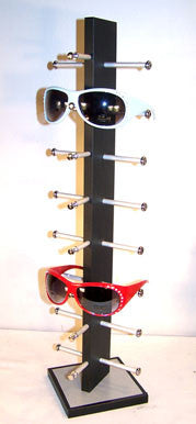 Buy WOODEN BLACK 8 PAIR SUNGLASS DISPLAY RACK Bulk Price