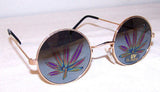 Buy POT LEAF MIRROR REFLECTION SUNGLASSESBulk Price