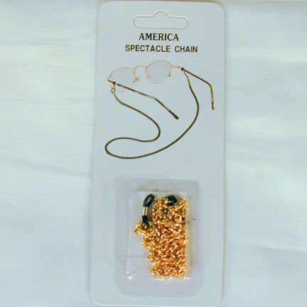 Wholesale GOLD CHAIN HOLDER FOR SUNGLASSES (Sold by the dozen) - * CLOSEOUT NOW 25 CENTS EA