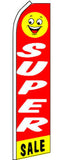 Wholesale SUPER SWOOPER 15 FT SUPER SALE SMILE FACE FLAG  (Sold by the piece)