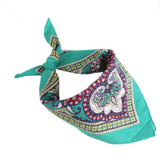 Wholesale BEAUTIFUL MULTI COLOR PAISLEY DESIGN BANDANNA 2 COLORS! 100% COTTON  ( sold by the piece or dozen )