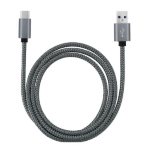 Wholesale Long 9 foot Micro USB Android Cloth Braided Charger Cord (sold by the piece)