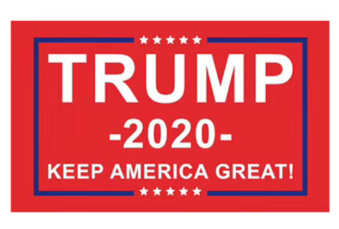 Wholesale RED DONALD TRUMP 2020 TRUMP 3 X 5 AMERICAN FLAG ( sold by the piece )