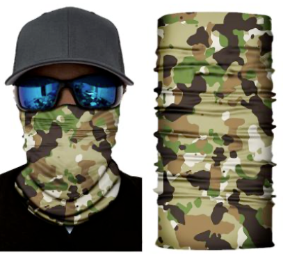 Buy BLOTCHED GREEN CAMOUFLAGE MULTI FUNCTION SEAMLESS BANDANA WRAP ( sold by the piece or 10 PACK)Bulk Price