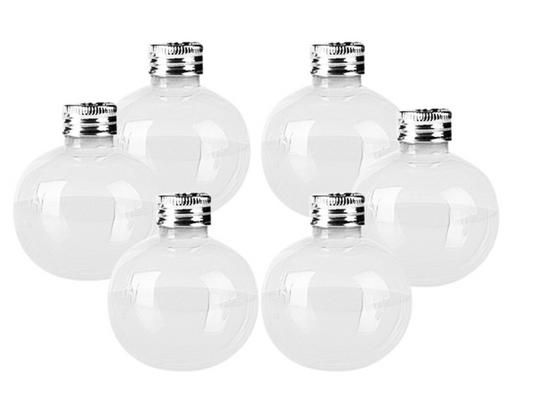 Buy LIQUOR /CRAFT FLASK CLEAR FILLABLE ORNAMENT! (sold by the piece, 6 pack or dozen) Bulk Price
