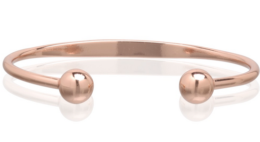 Wholesale MAGNETIC CUFF w ball PURE COPPER BRACELET  (sold by the piece )