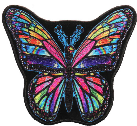 Buy TIE DYE RAINBOW BUTTERFLY 4 inch PATCHBulk Price