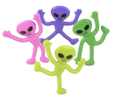 Wholesale Mini Bendable Alien Assortment 2.25" Kids Toys MOQ 12