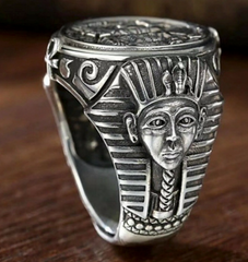 Wholesale EGYPTIAN GODS METAL BIKER RING (sold by the piece)