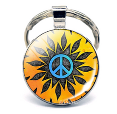 Buy PEACE SIGN SILVERKEYCHAINS(sold by the style or assorted) Bulk Price