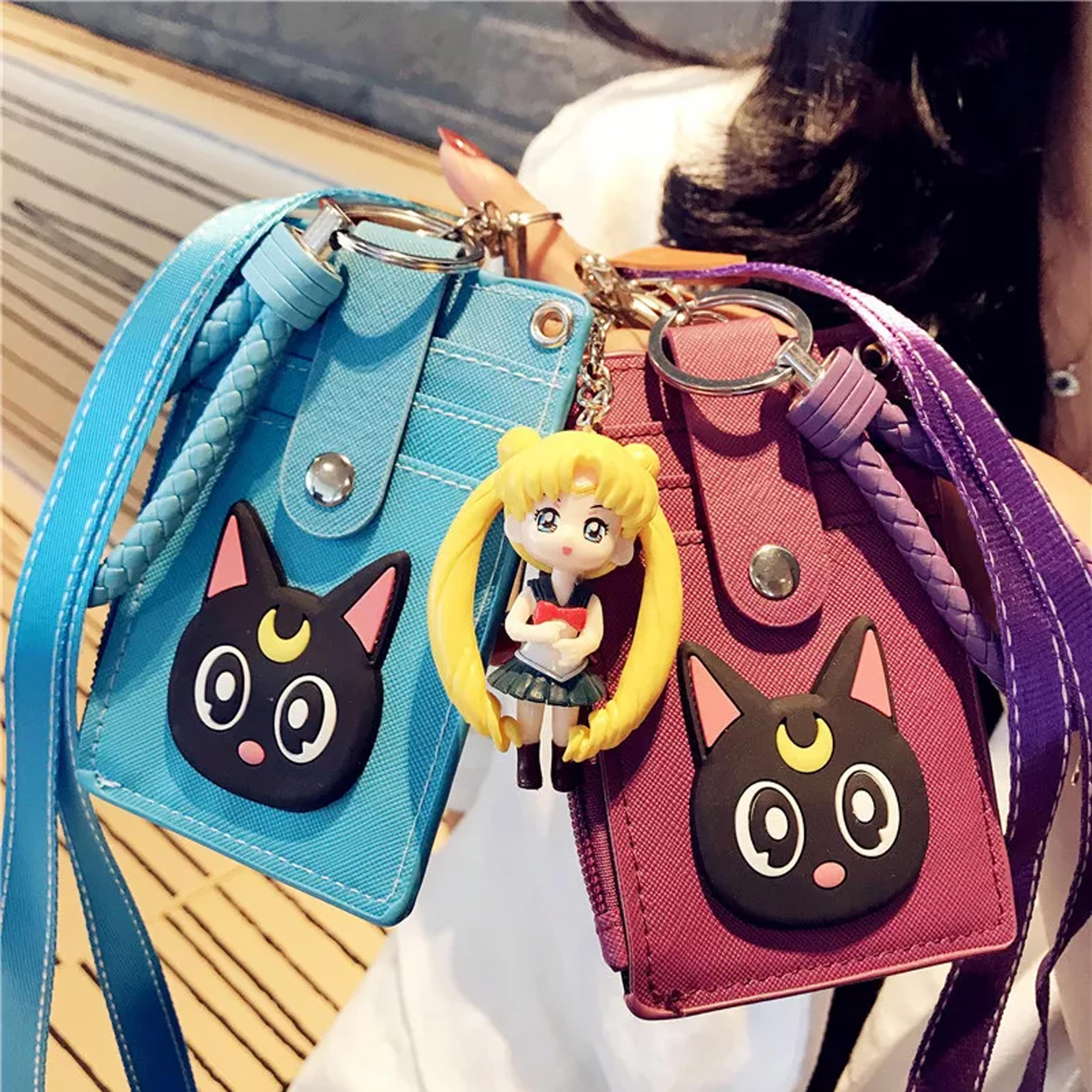 Pocket IDs Bag With Keychains