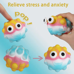 Smiling Pop Ball Fidget Toy