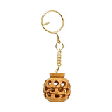 Wooden Sphere Key Chain