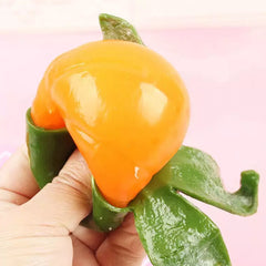 Squishy Fruit Orange Stress Ball Toys For Kids