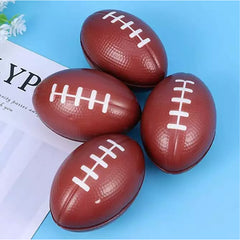 Rugby Shaped Squishy Foam Ball Toy - Perfect for Indoor and Outdoor Playtime