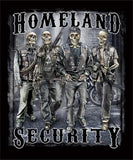 Buy HOMELAND SECURITY SKELETON SOLDIERS SHORT SLEEVE TEE-SHIRT Bulk Price