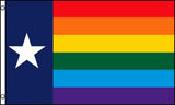 Buy TEXAS STATE RAINBOW 3 X 5 FLAG Bulk Price