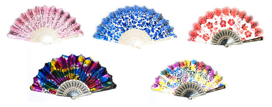 Painted Traditional Folding Hand Fan