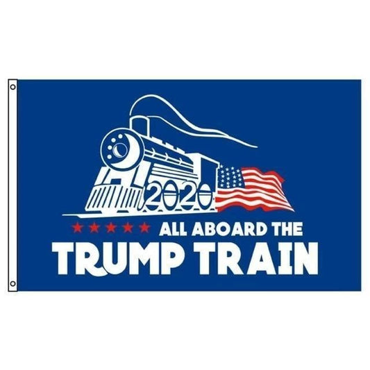 Wholesale DONALD TRUMP 2020 TRUMP TRAIN 3 X 5 AMERICAN FLAG ( sold by the piece )