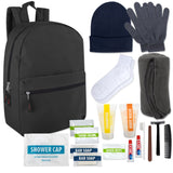 Homeless Care Hygiene Kit with Backpack Set For Men & Women's Wholesale