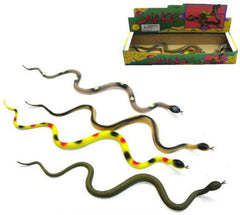 Wholesale 24 INCH RUBBER SNAKES (Sold by the piece or dozen)