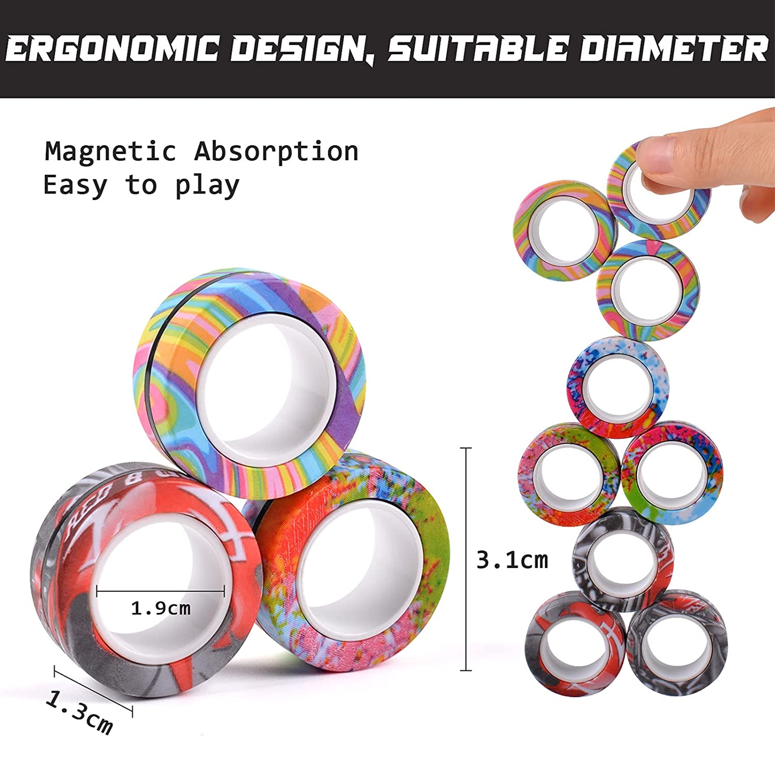Ring Animal Dog 3 Pieces Modular Enamel Design - Designer Dog Ring Set |  eBay