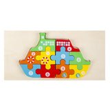 Jigsaw Wood Puzzles Toy For Kids - Assorted