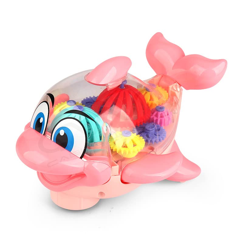 Transparent 3D Dolphin Toy