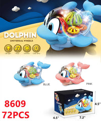 Transparent 3D Dolphin Toy