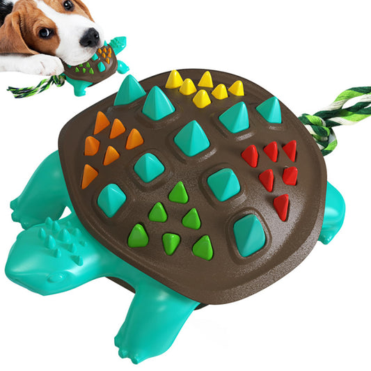 Tortoise Teeth Cleaning Dog Chew Toy