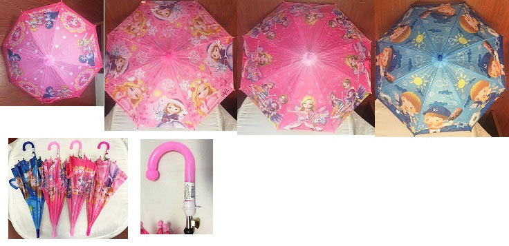 Wholesale KIDS ASSORTED BOY & GIRL UMBRELLAS (Sold by the dozen)