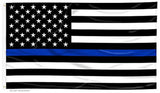 Buy AMERICAN BLACK WHITE BLUE THIN LINE police3 X 5 FLAG Bulk Price