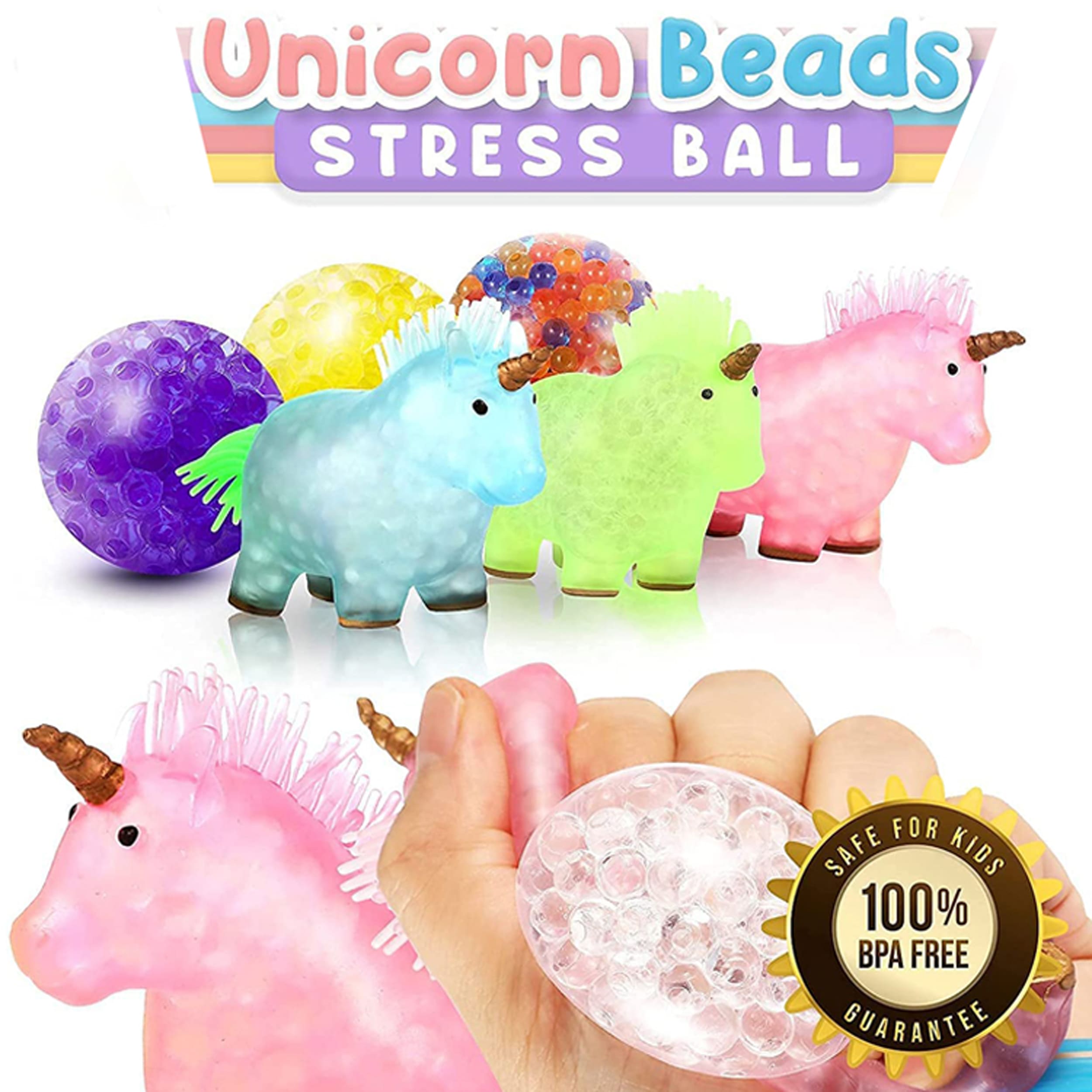  Unicorn Squishy Stress Balls 