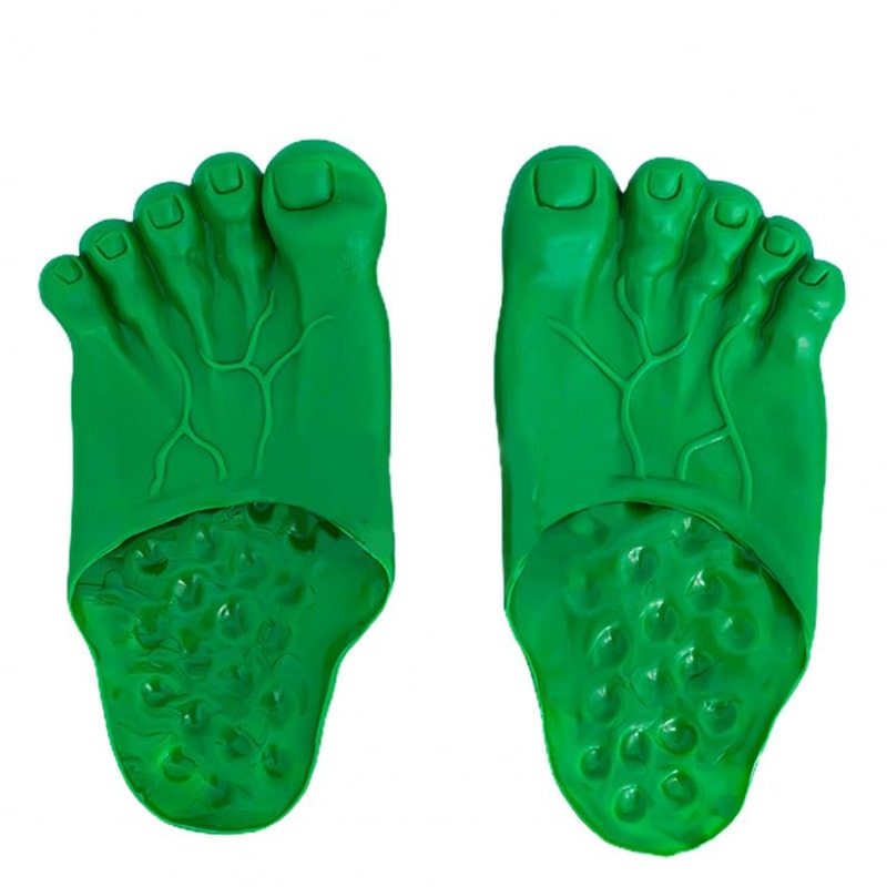 Big Foot Hulk Slippers Tweezers Vinyl Halloween Tricks Toy - Fun and Spooky