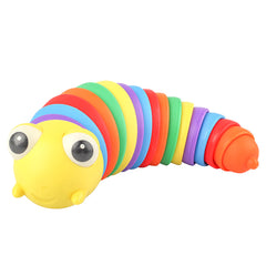 Flexible Stress Relieve Articulated Slug Fidget Toy