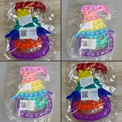Rainbow Pumpkin Witch Halloween Pop it Fidget Toys packing images