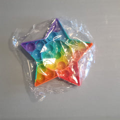 Rainbow Star Pop it Fidget Toy