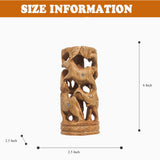 Wooden Animal Statue Decorative Art Piece